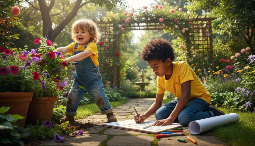 Die van 5 trekt alle planten uit de border. Die van 10 kondigt aan dat hij oma’s tuin gaat renoveren