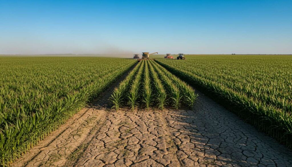 Hoe koppig vasthouden aan één gewas je bodem uitput, je oogst saboteert en toch door iedereen wordt weggewuifd