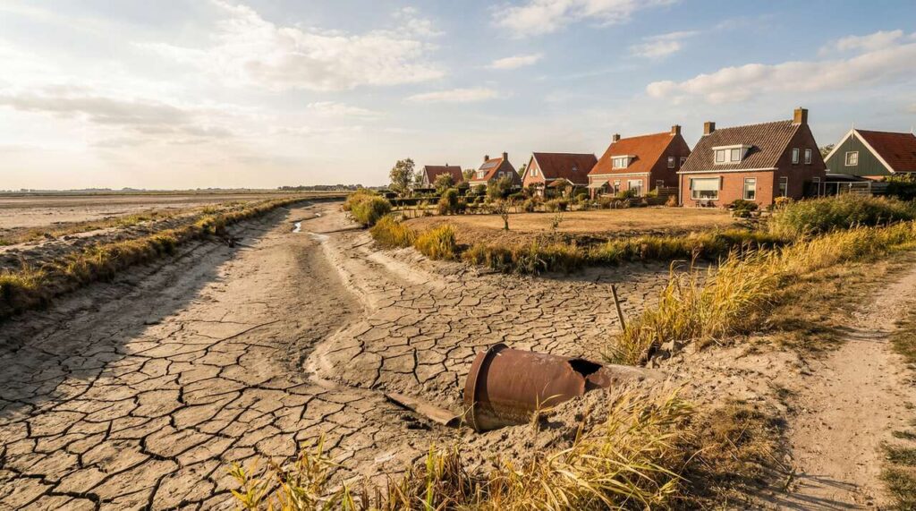 Delen Noord-Holland zonder water door breuk in waterleiding