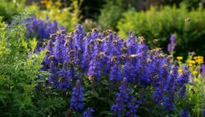 Tuiniers, deze blauwe vaste plant is een schat voor bijen en tegelijk verbluffend mooi